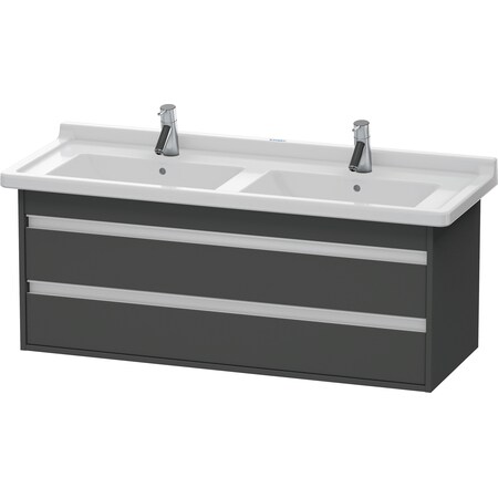 Duravit Ketho Wall-Mounted Vanity Unit Kt664604949 Graphite Matt KT664604949